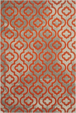 Safavieh Porcello PRL7734F Light Grey/Orange Area Rug main image