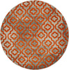 Safavieh Porcello PRL7734F Light Grey/Orange Area Rug 