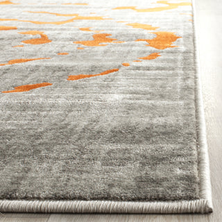 Safavieh Porcello PRL7735F Light Grey/Orange Area Rug 