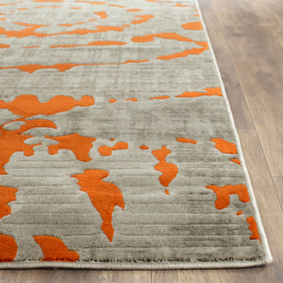 Safavieh Porcello PRL7735F Light Grey/Orange Area Rug 