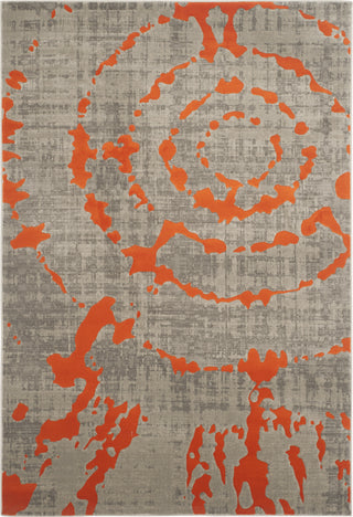 Safavieh Porcello PRL7735F Light Grey/Orange Area Rug main image