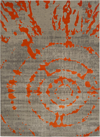 Safavieh Porcello PRL7735F Light Grey/Orange Area Rug 