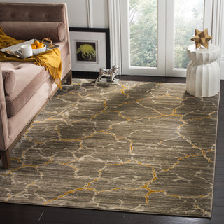 Safavieh Porcello PRL7738C Dark Grey/Yellow Area Rug  Feature