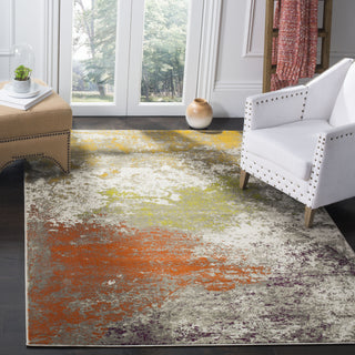 Safavieh Porcello PRL7741F Grey/Orange Area Rug  Feature