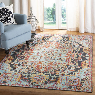 Safavieh Provance PRV180J Aqua/Red Area Rug Lifestyle Image