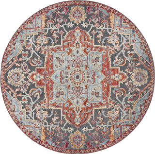 Safavieh Provance PRV180J Aqua/Red Area Rug Round Image