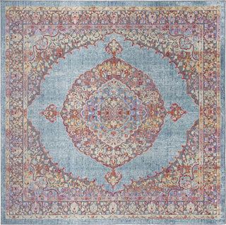 Safavieh Provance PRV181J Aqua/Black Area Rug Square Image