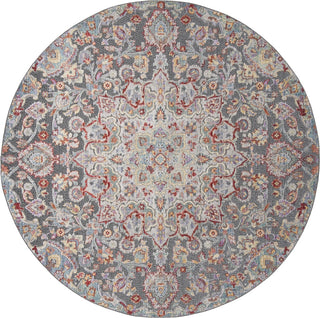 Safavieh Provance PRV182J Aqua/Black Area Rug Round Image