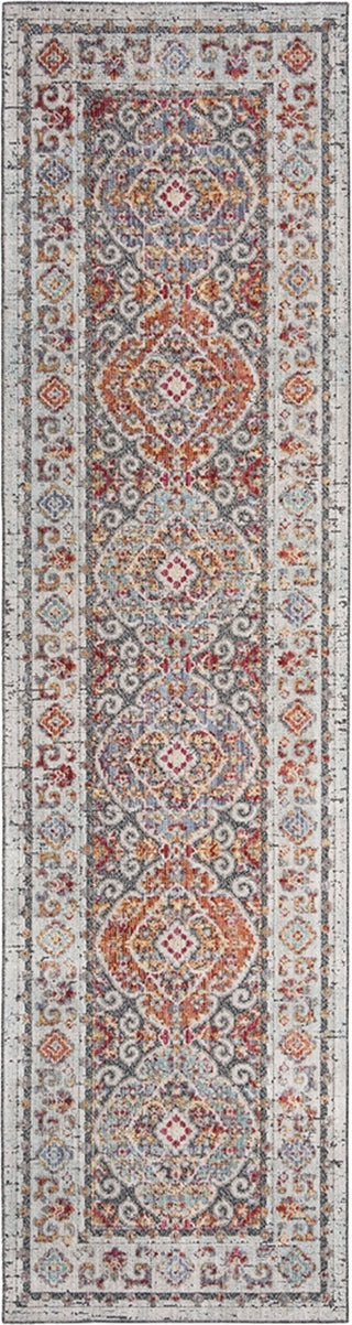 Safavieh Provance PRV185F Light Grey/Black Area Rug Runner Image