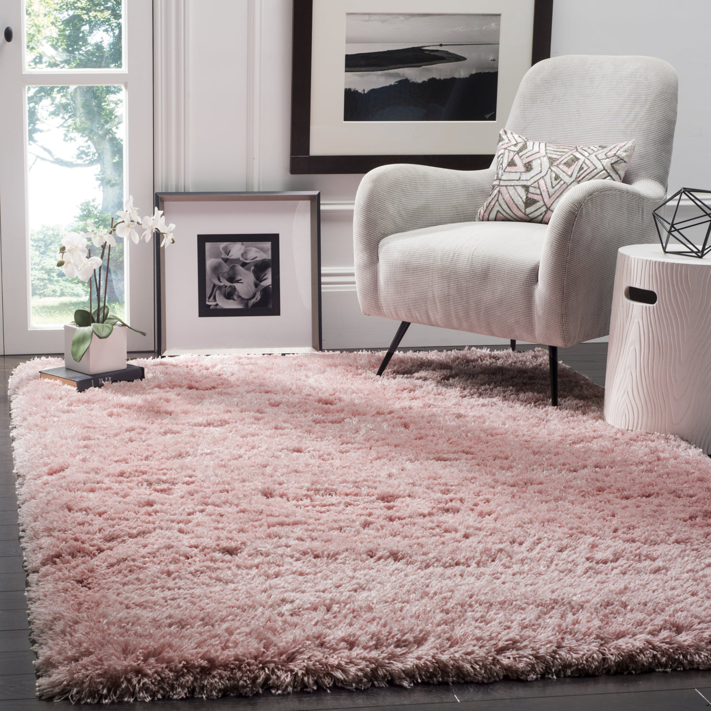 Safavieh Polar Shag PSG800P Light Pink Area Rug – Incredible Rugs and Decor