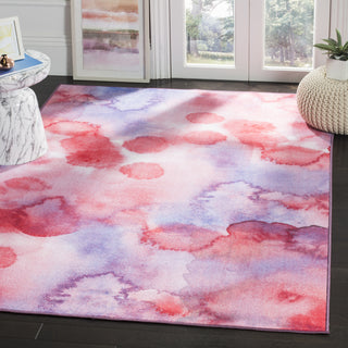 Safavieh Paint Brush PTB122A Fuchsia/Lavender Area Rug  Feature