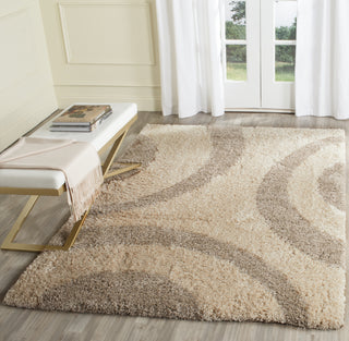 Safavieh Portofino Shag PTS213B Ivory/Beige Area Rug  Feature