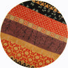 Safavieh Rodeo Drive Rd622 Rust/Gold Area Rug Round