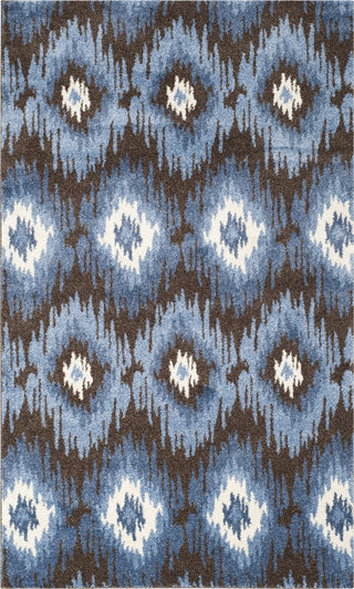 Safavieh Retro RET2143 Dark Brown/Blue Area Rug 