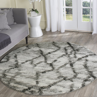 Safavieh Retro RET2144 Light Grey/Black Area Rug  Feature