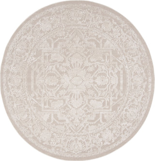 Safavieh Reflection RFT665D Creme/Ivory Area Rug Round Image