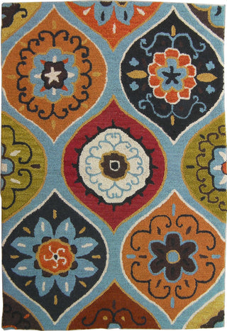 Safavieh Roslyn Ros415 Blue/Multi Area Rug Main