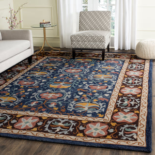 Safavieh Roslyn 545 Blue/Multi Area Rug Room Scene Feature