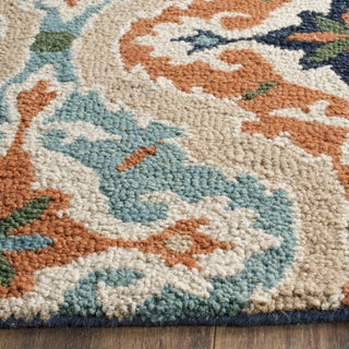 Safavieh Roslyn 595 Blue/Beige Area Rug Detail