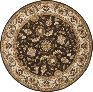 Safavieh Royalty Roy239 Chocolate/Beige Area Rug Round