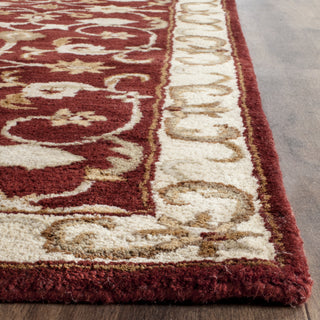 Safavieh Royalty Roy244 Red/Ivory Area Rug Detail