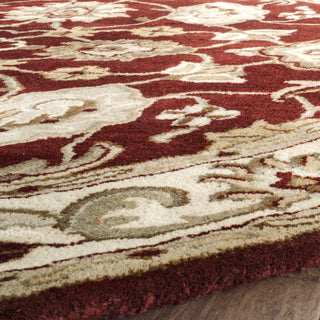 Safavieh Royalty Roy244 Red/Ivory Area Rug Detail