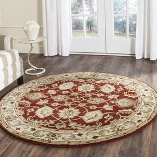 Safavieh Royalty Roy244 Red/Ivory Area Rug Room Scene