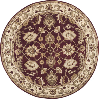 Safavieh Royalty Roy244 Red/Ivory Area Rug Round