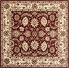 Safavieh Royalty Roy244 Red/Ivory Area Rug Square