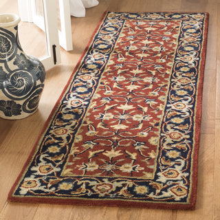 Safavieh Royalty Roy256 Rust/Navy Area Rug Room Scene