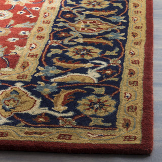 Safavieh Royalty Roy256 Rust/Navy Area Rug Detail