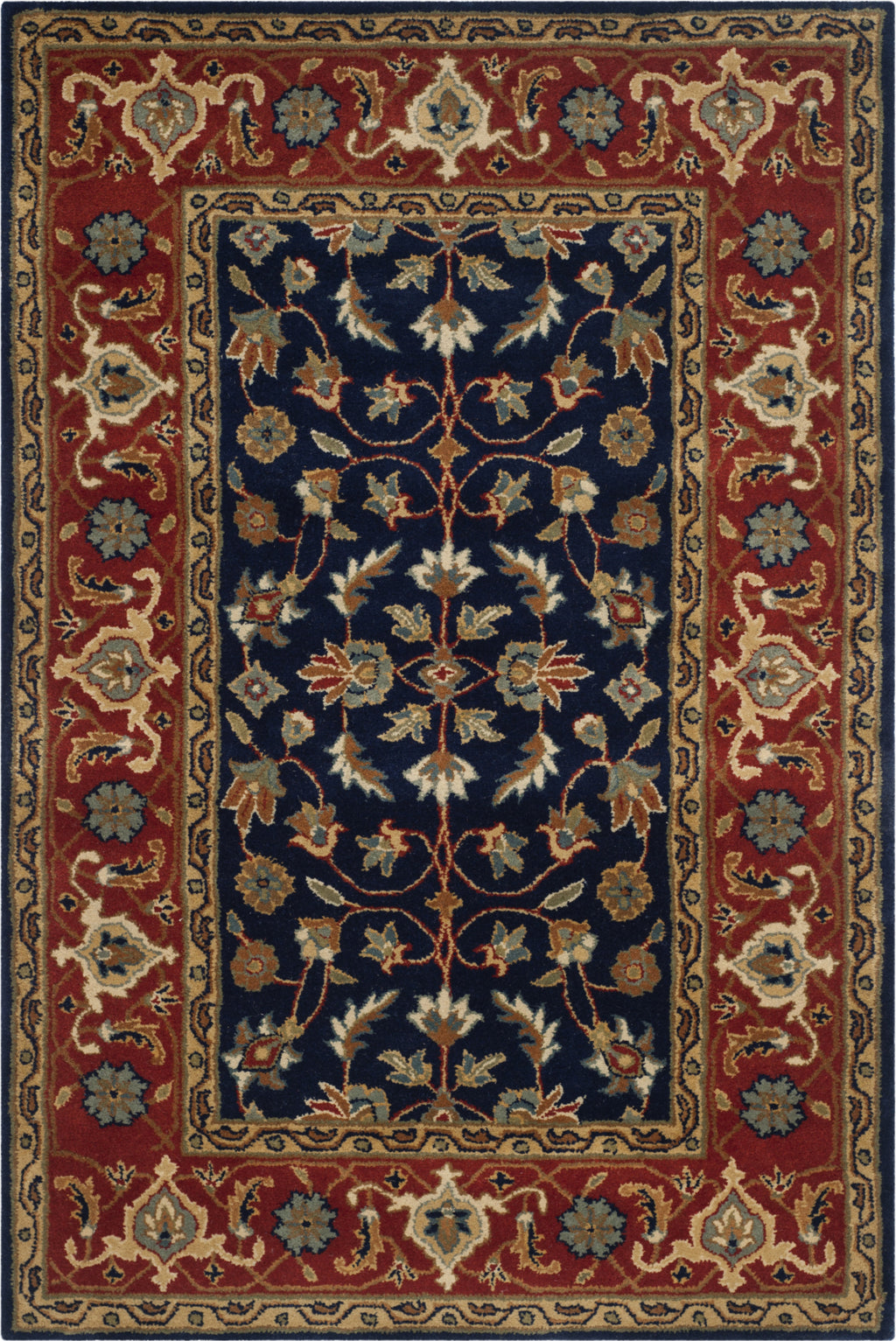 Safavieh Royalty Roy257 Navy Rust Area Rug Incredible Rugs And Decor