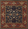 Safavieh Royalty Roy257 Navy/Rust Area Rug Square