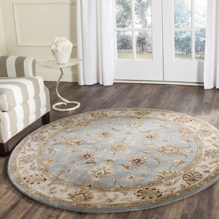 Safavieh Royalty Roy343 Blue/Beige Area Rug Room Scene