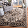 Safavieh Royalty 700 Silver/Charcoal Area Rug Room Scene Feature