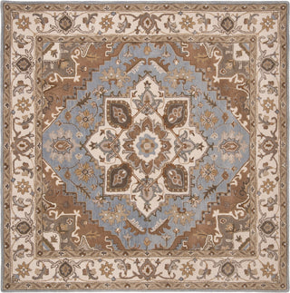 Safavieh Royalty 700 Light Blue/Beige Area Rug Square