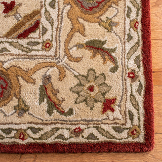 Safavieh Royalty 700 Red/Beige Area Rug Detail