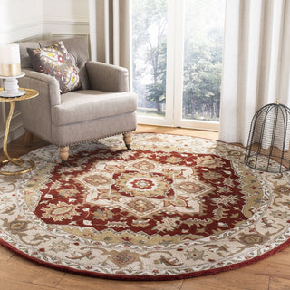 Safavieh Royalty 700 Red/Beige Area Rug Room Scene