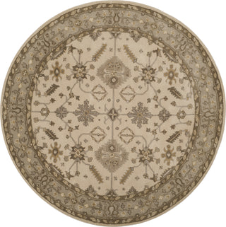 Safavieh Royalty 870 Cream/Light Grey Area Rug Round