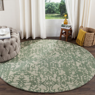 Safavieh Rvt-Restoration Vintage Restoration 101 Grey/Turquoise Area Rug Room Scene Feature