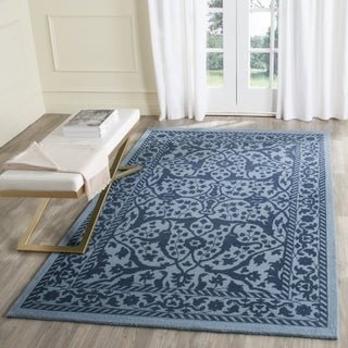 Safavieh Rvt-Restoration Vintage Restoration 102 Blue/Dark Blue Area Rug Room Scene Feature