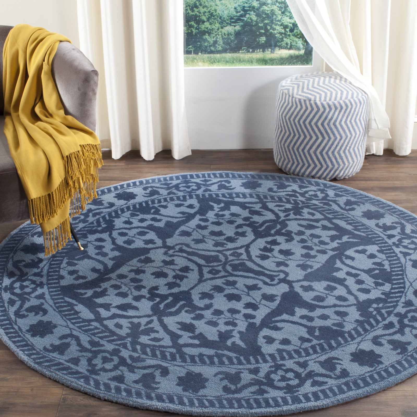 Safavieh Rvt-Restoration Vintage Restoration 102 Blue/Dark Blue Area Rug –  Incredible Rugs and Decor