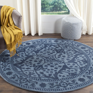 Safavieh Rvt-Restoration Vintage Restoration 102 Blue/Dark Blue Area Rug Room Scene