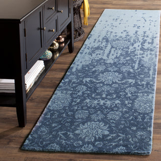 Safavieh Rvt-Restoration Vintage Restoration 104 Blue/Dark Blue Area Rug Room Scene