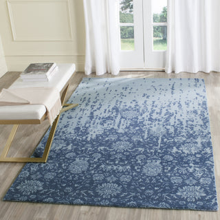 Safavieh Rvt-Restoration Vintage Restoration 104 Blue/Dark Blue Area Rug Room Scene Feature