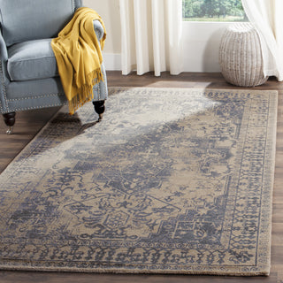 Safavieh Rvt-Restoration Vintage Restoration 421 Blue/Grey Area Rug Room Scene Feature