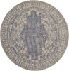 Safavieh Rvt-Restoration Vintage Restoration 421 Blue/Grey Area Rug Round