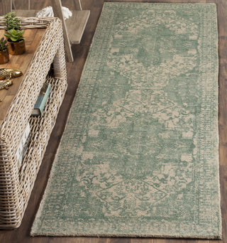 Safavieh Rvt-Restoration Vintage Restoration 421 Mint/Ivory Area Rug Room Scene