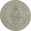Safavieh Rvt-Restoration Vintage Restoration 421 Mint/Ivory Area Rug Round