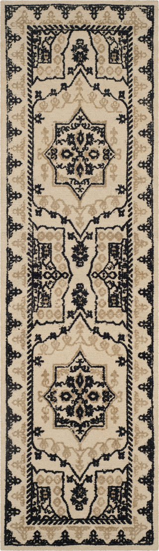 Safavieh Rvt-Restoration Vintage Restoration 424 Ivory/Charcoal Area Rug Runner